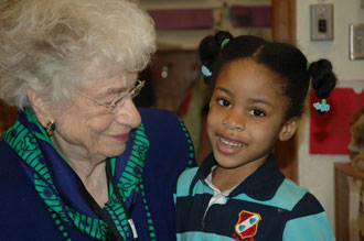 Grandmother and student of Clinton Elementary
